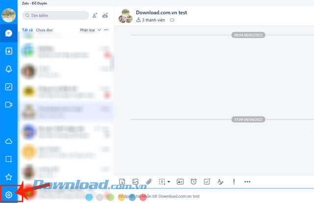 Nhấn vào biểu tượng hình răng cưa