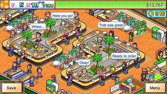 Quản lý nhà hàng sushi băng chuyền trong game The Sushi Spinnery 