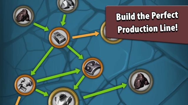 Xây dựng một dây chuyền sản xuất hoàn hảo trong game Crafting Idle Clicker