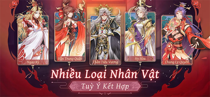 Nhân vật đa dạng xuất hiện trong Huyền Thoại Phương Đông