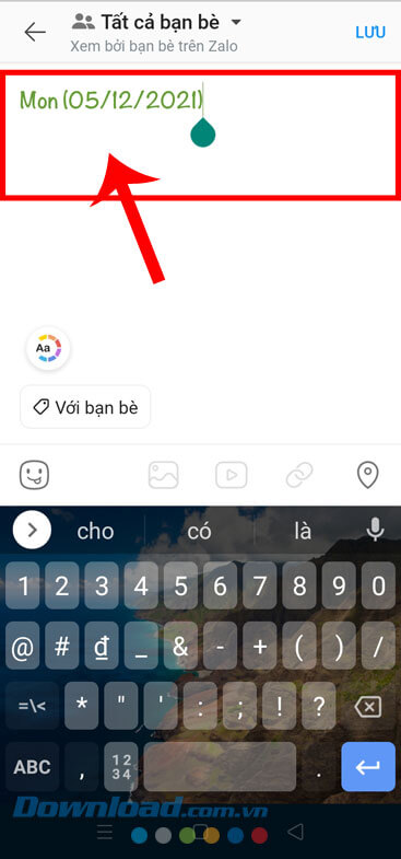 Thay đổi nội dung bài viết 