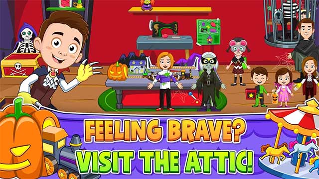 Nhiều trang phục Halloween và quần áo theo chủ đề Ngôi nhà ma ám