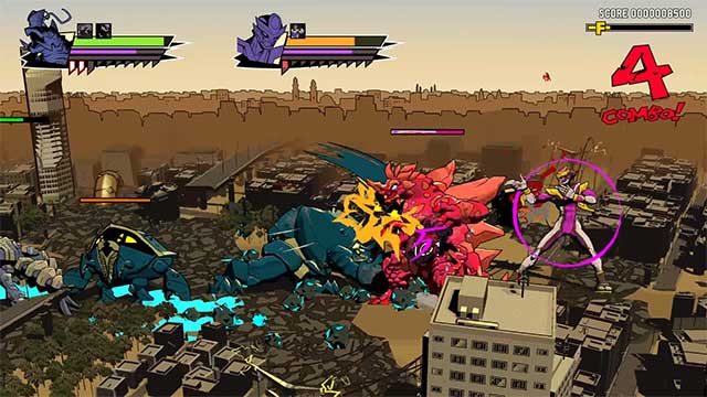 Chiến đấu với các quái vật hoặc hợp tác với một người bạn trong chế độ Co-op