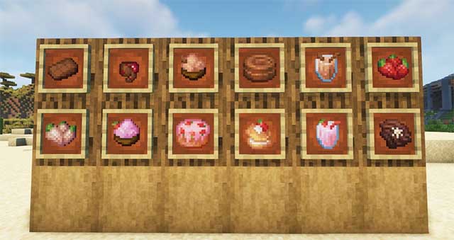 Neapolitan Mod 1.16.5 sẽ thêm vào Minecraft rất nhiều loại edible mới chủ đề đồ ngọt