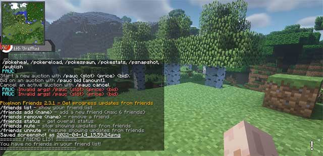 Trò chuyện với các đối thủ sau các trận chiến tron thế giới Pixelmon