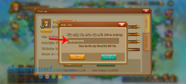 Nhập tên nhân vật mới