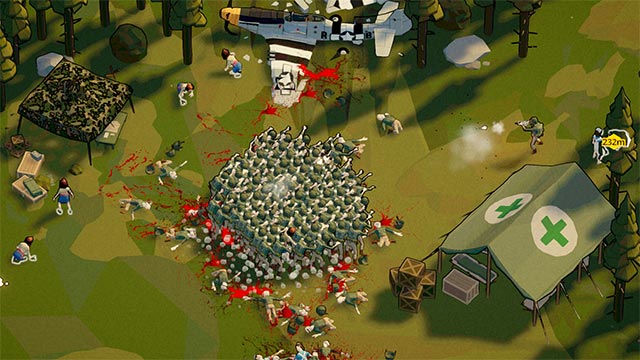 They Are Coming! là sự pha trộn giữa phong cách hành động, chiến lược và kinh dị