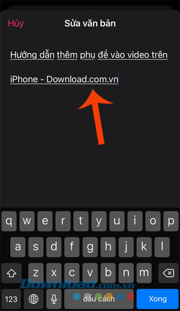 Nhập phụ đề cho video