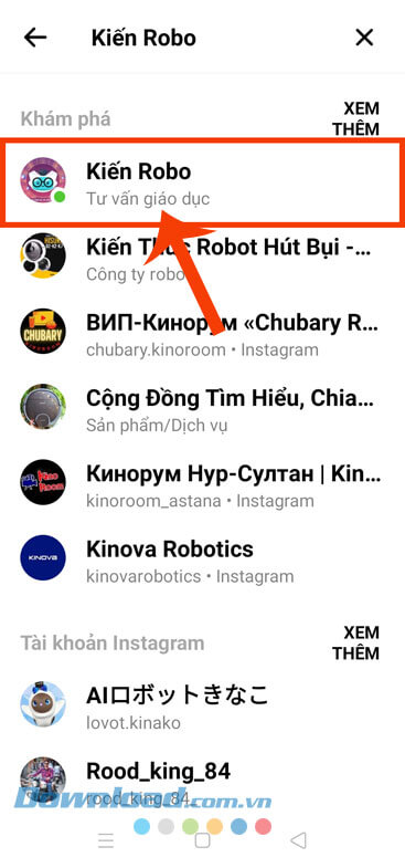 Nhập từ khóa Kiến Robo