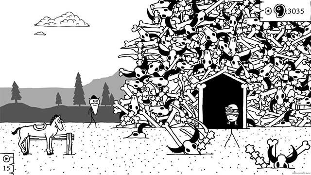 KoL sử dụng đồ họa phong cách stickman với lối chơi hài hước
