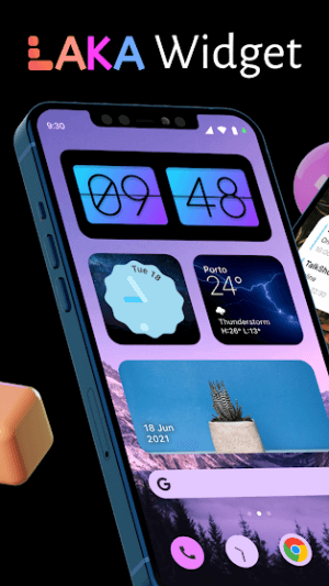 Laka Widgets giúp bạn tạo các widget tuyệt vời trên điện thoại