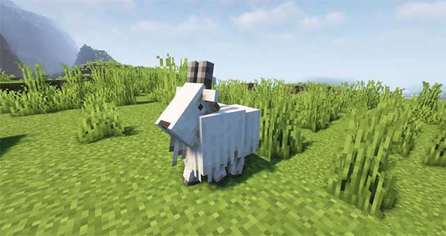 Người chơi có thể nhận được sừng dê thông qua việc giết Dê bằng Rìu Netherite