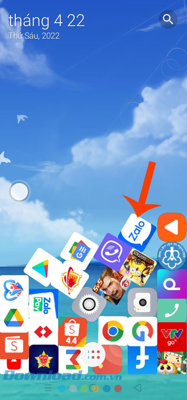 Nhấn và sử dụng ứng dụng như bình thường