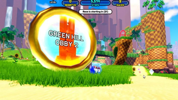 Game Sonic Speed Simulator trên nền tảng Roblox