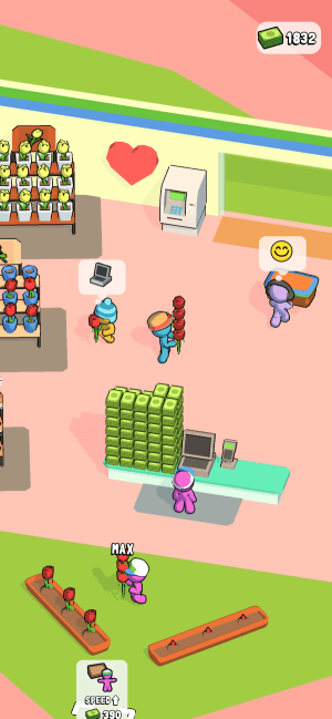 Vận hành siêu thị nhỏ của bạn ngày càng phát triển trong game My Mini Mart 
