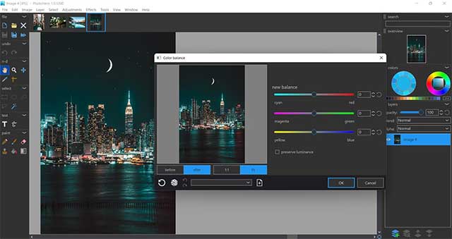 Nhập và xuất bảng màu hoặc bảng tra cứu màu ở một số định dạng