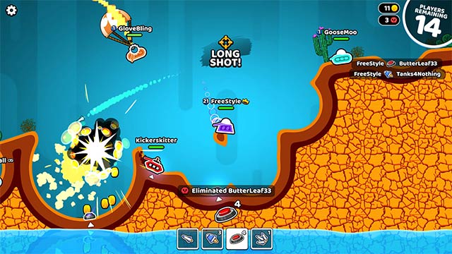 Tích cực loot đồ, tìm kiếm kho báu ẩn... để nâng cấp robot xe tăng và sẵn sàng bước vào nhiệm vụ khó hơn