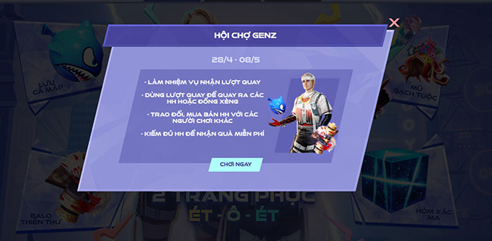 Cách nhận phần thưởng trong hoạt động Hội chợ GenZ