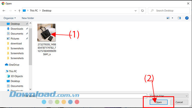 Mở hình ảnh sản phẩm bất kỳ