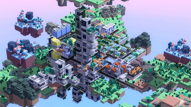 Complex Sky là game xây thành phố tương lai với lối kiến trúc độc đáo