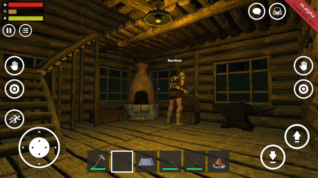Xây dựng và chế tạo để giúp bạn sống sót trong game Survival Simulator