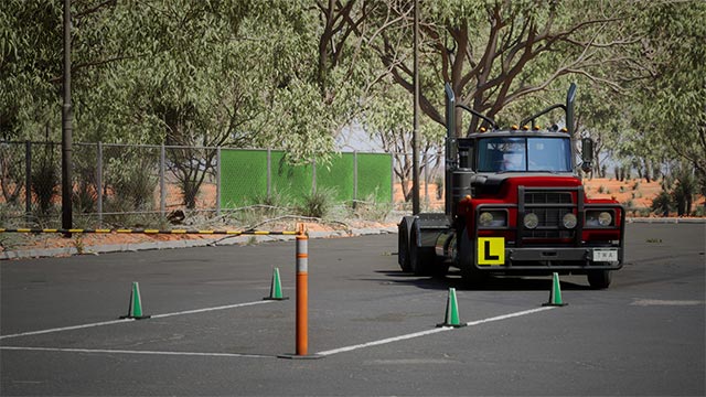 Nâng cao kỹ năng lái xe tải thông qua những bài thực hành từ dễ đến khó trong Truck World: Driving School game