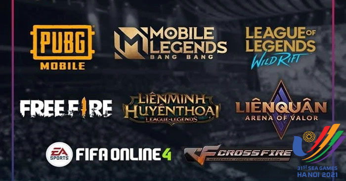  Các game thi đấu eSport tại SEA Games 31