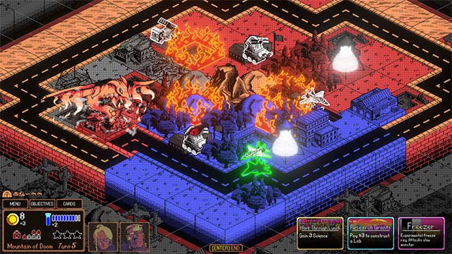 Tham gia chiến dịch offline hoặc online sôi động trong game Kaiju Wars