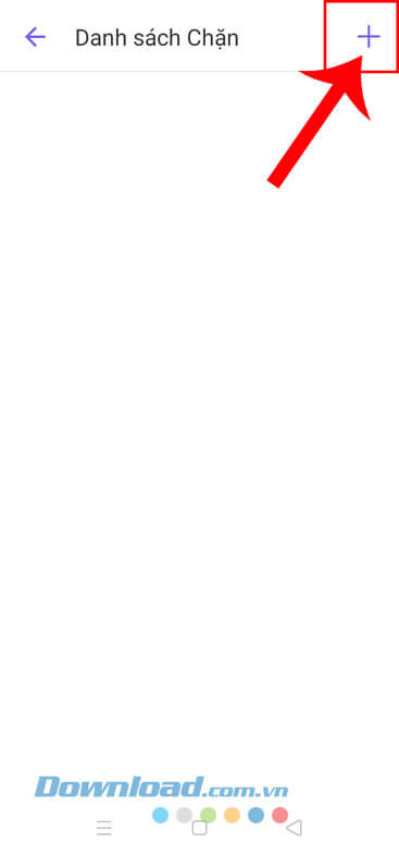 Ấn vào biểu tượng dấu "+"