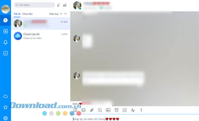 Sử dụng Zalo với mật khẩu mới