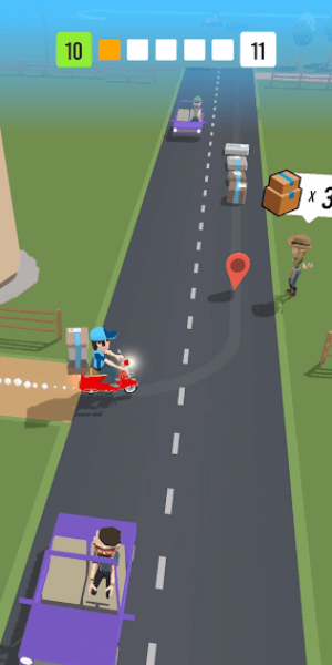 Thu thập hàng hóa và giao tới tay khách hàng trong game Deliver It 3D 