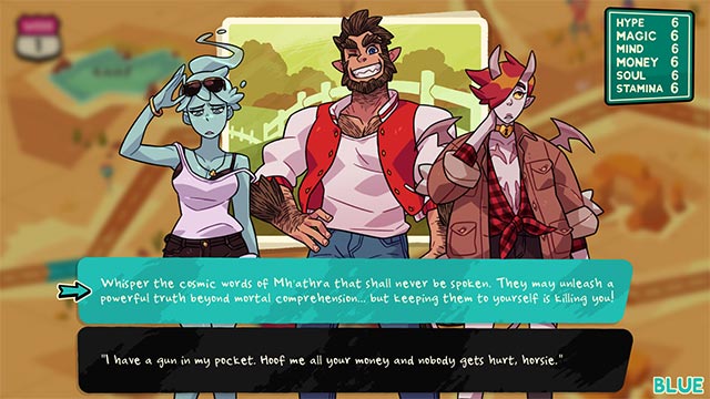 Làm nhiệm vụ, quản lý tài nguyên và lựa chọn để đi đến cuối hành trình trong Monster Roadtrip