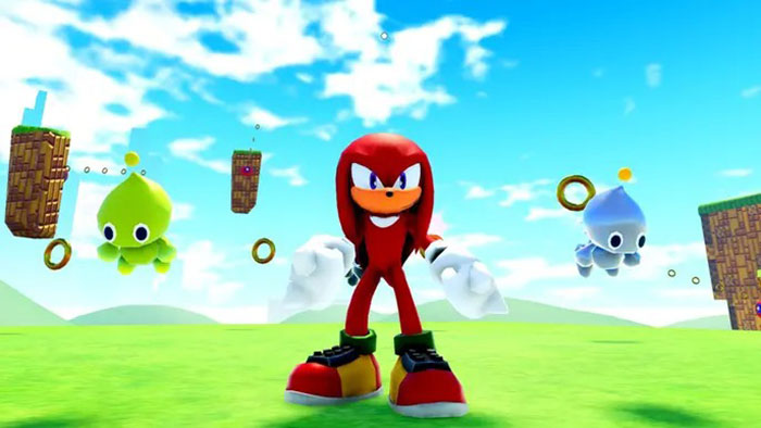Knuckles trong Sonic Speed Simulator