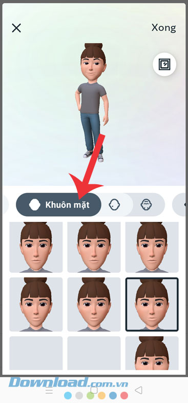 Điều chỉnh khuôn mặt