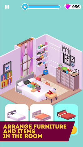 Lựa chọn các món đồ nội thất, trang trí trong Decor Life game