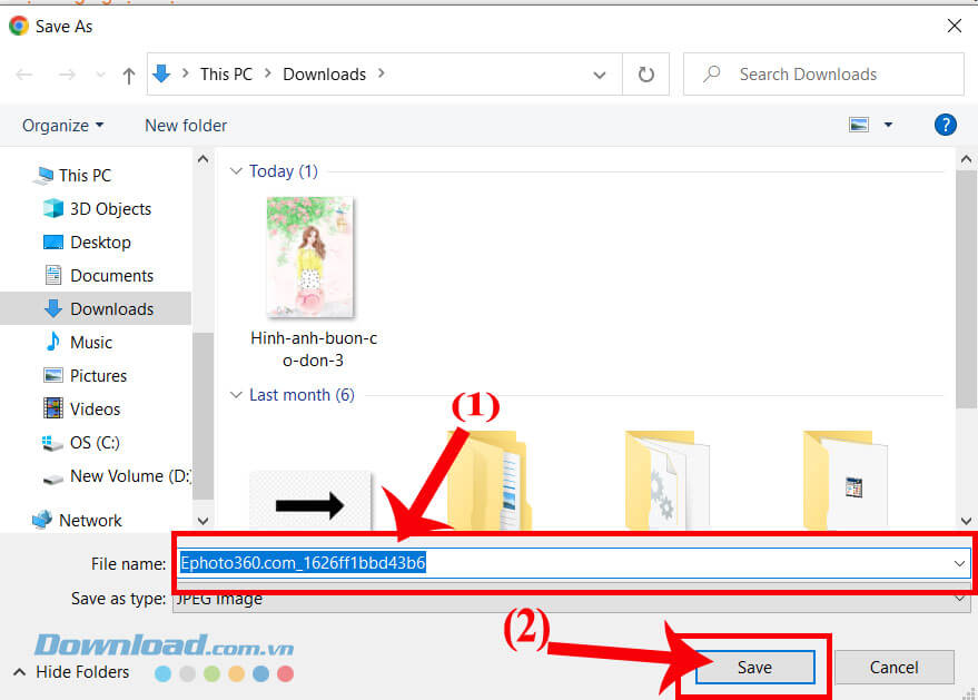 Save hình ảnh về máy