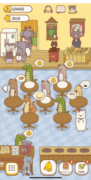 Cat Restaurant 2 là một trò chơi mô phỏng quản lý nhà hàng thú vị 
