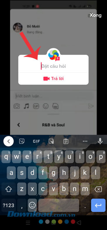Nhập nội dung câu hỏi