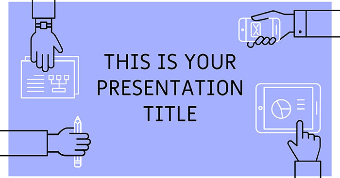 Mẫu slide thuyết trình thể hiện kỹ năng làm việc nhóm