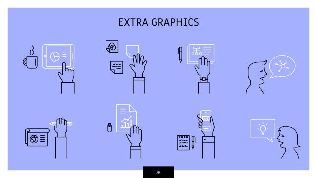 Blue Teamwork Presentation Template slide 36