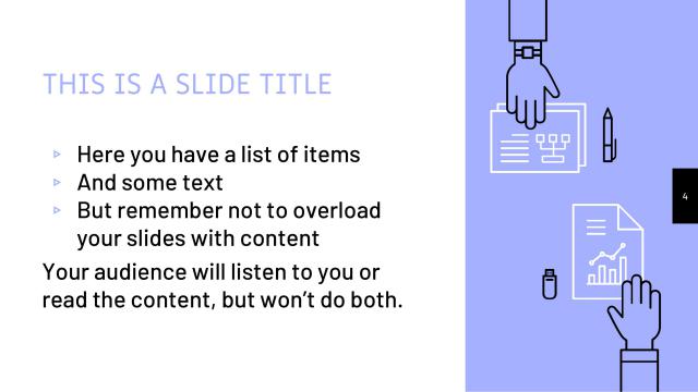 Blue Teamwork Presentation Template slide 4