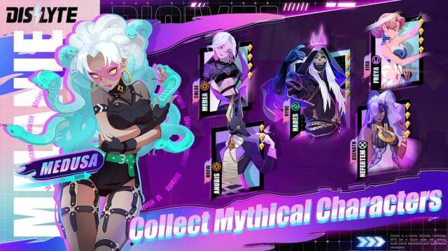 Thu thập các nhân vật thần thoại và thành lập đội mạnh mẽ của bạn trong game Dislyte