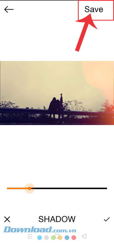 Nhấn vào nút Save