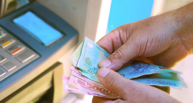 Đã rút được tiền