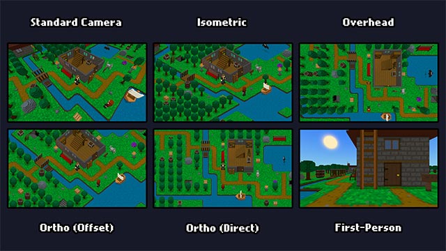 Chọn 1 trong 3 preset camera có sẵn hoặc tùy chỉnh nếu muốn