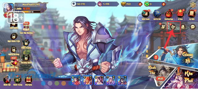 Ấn vào mục Hòm thư