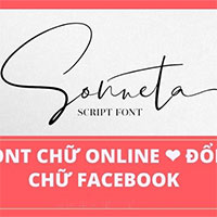 Chữ kiểu đậm, nghiêng, font chữ đẹp cho Facebook, Instagram...