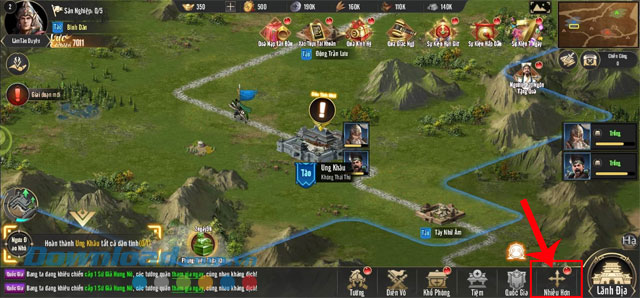 Nhấn vào biểu tượng dấu "+"