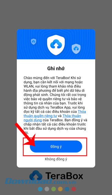 Nhấn vào nút Đồng ý