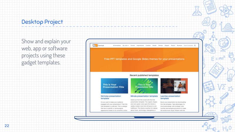 Science Drawings Presentation Template Slide 22